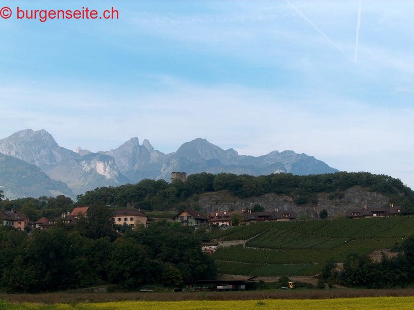 Ruine-St.-Triphon–6- Turmruine Schloss St.Triphon